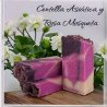 JABÓN ARTESANAL ROSA MOSQUETA & CENTELLA ASIÁTICA.-Miaqua Sensoriales
