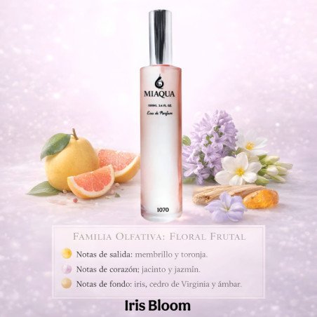 IRIS BLOOM 1070~Eau de Parfum 100ML Femenino